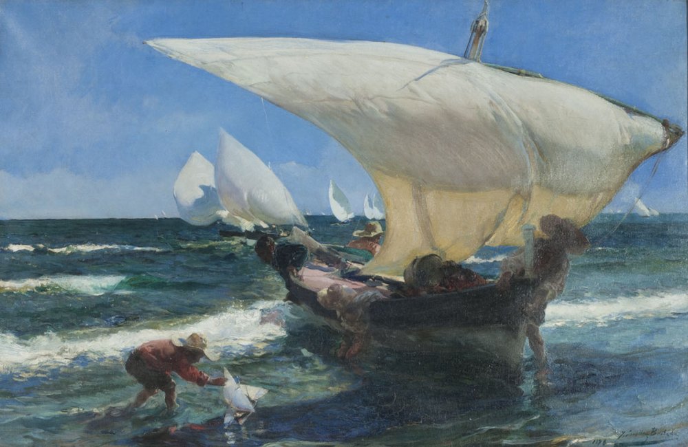 An der Küste von Valencia von Joaquín Sorolla