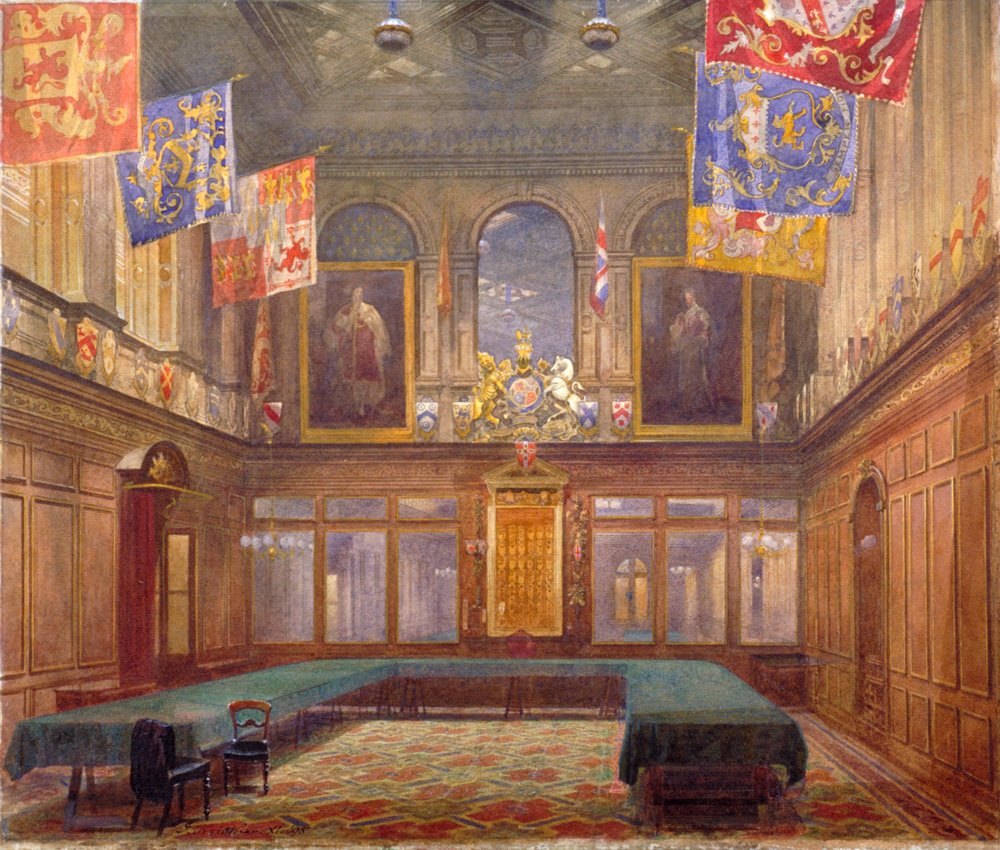 Haberdashers' Hall, Gresham Street, City of London, 1895 von John Crowther