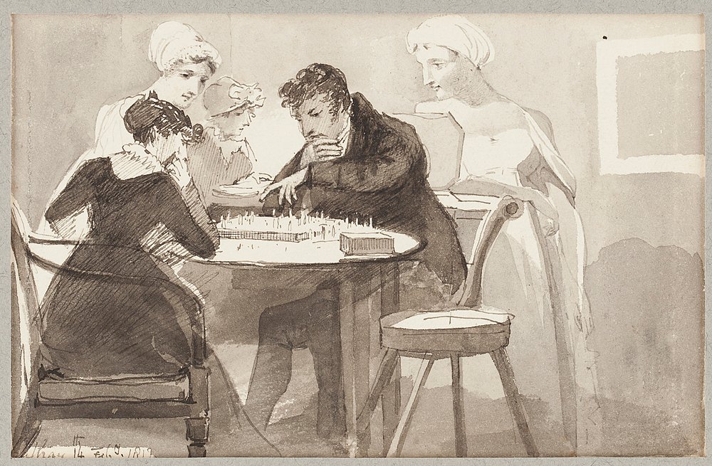 Schach, 1812 von John Harden