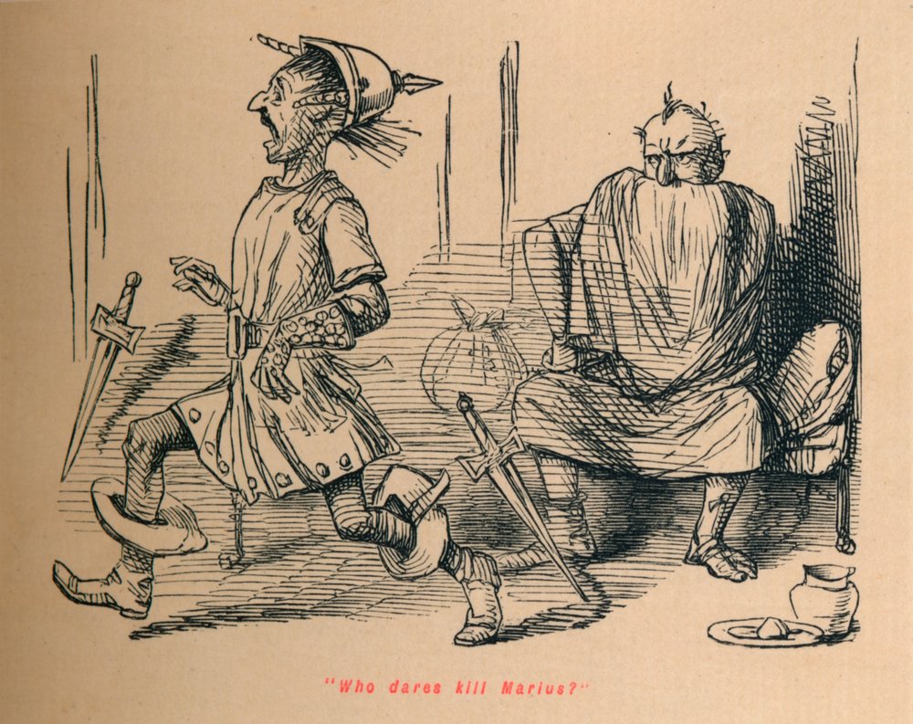 Wer wagt es, Marius zu töten, 1852 von John Leech
