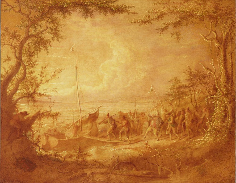 Einschiffung von Communipaw, 1861 von John Quidor