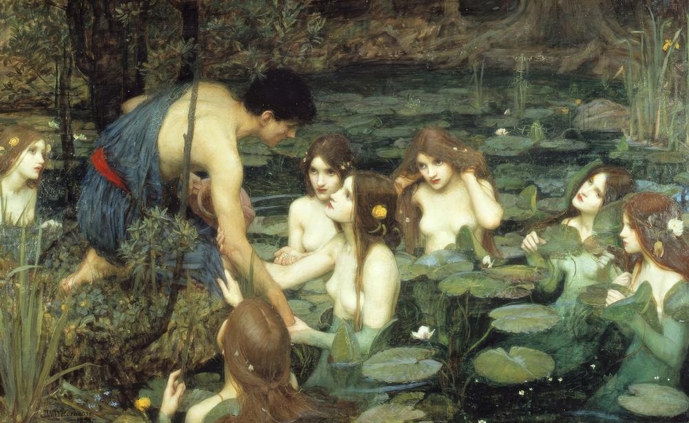 Hylas und die Nymphen von John William Waterhouse