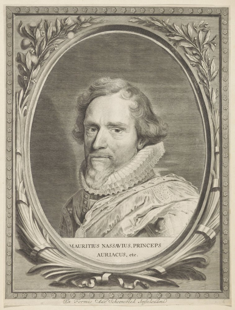 Porträt von Maurits, Prinz von Oranien von Jonas Suyderhoef