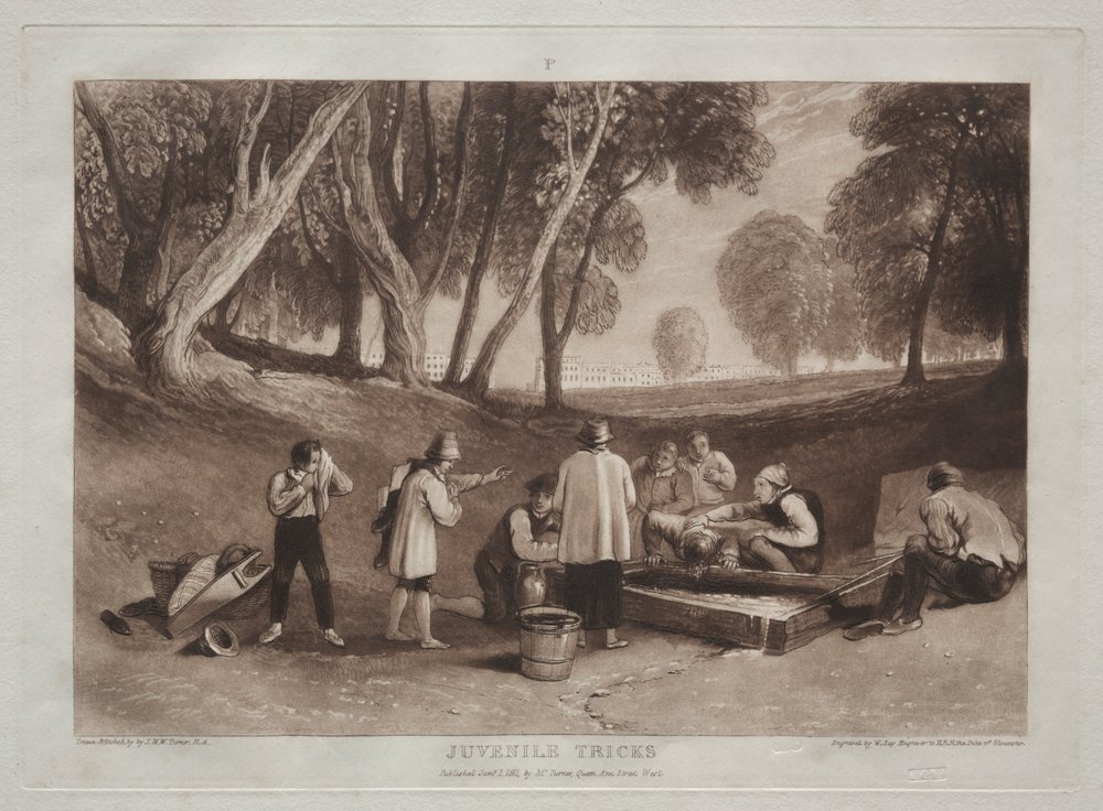 Liber Studiorum: Kindliche Streiche von Joseph Mallord William Turner