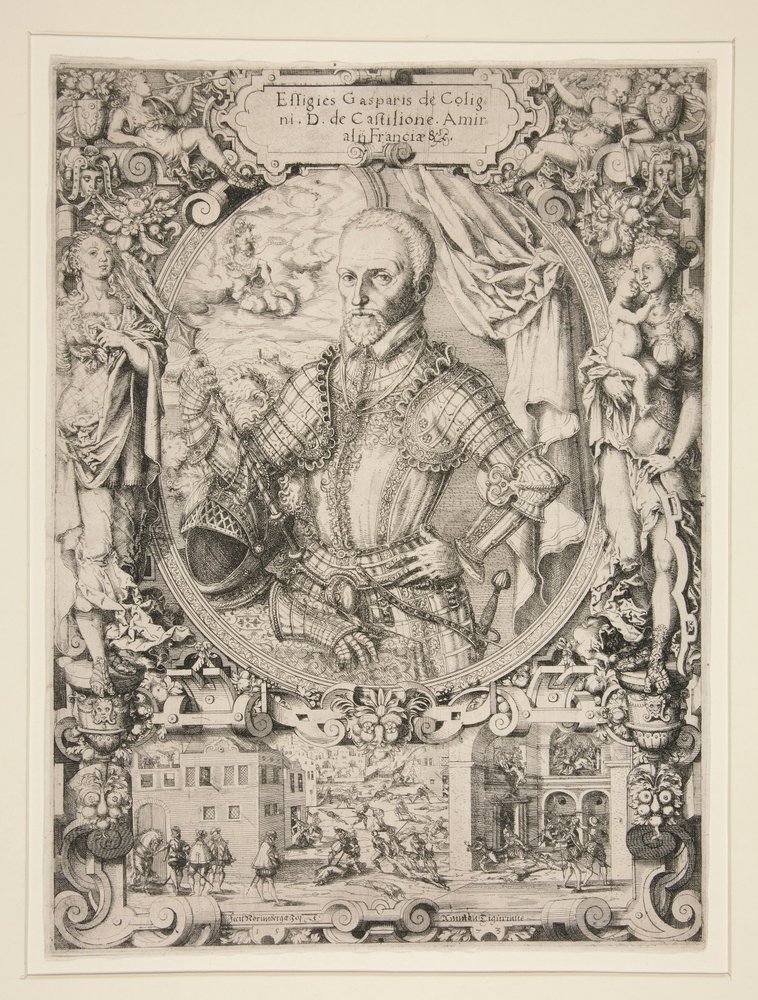 Gaspard de Coligny, Admiral von Frankreich von Jost Amman