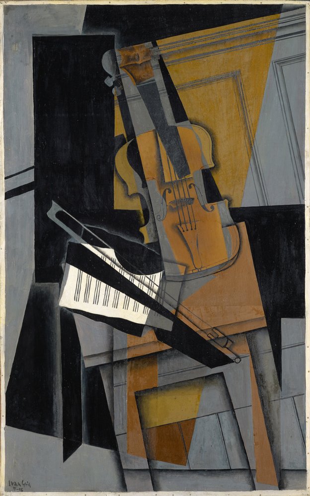 Die Violine, 1916 von Juan Gris