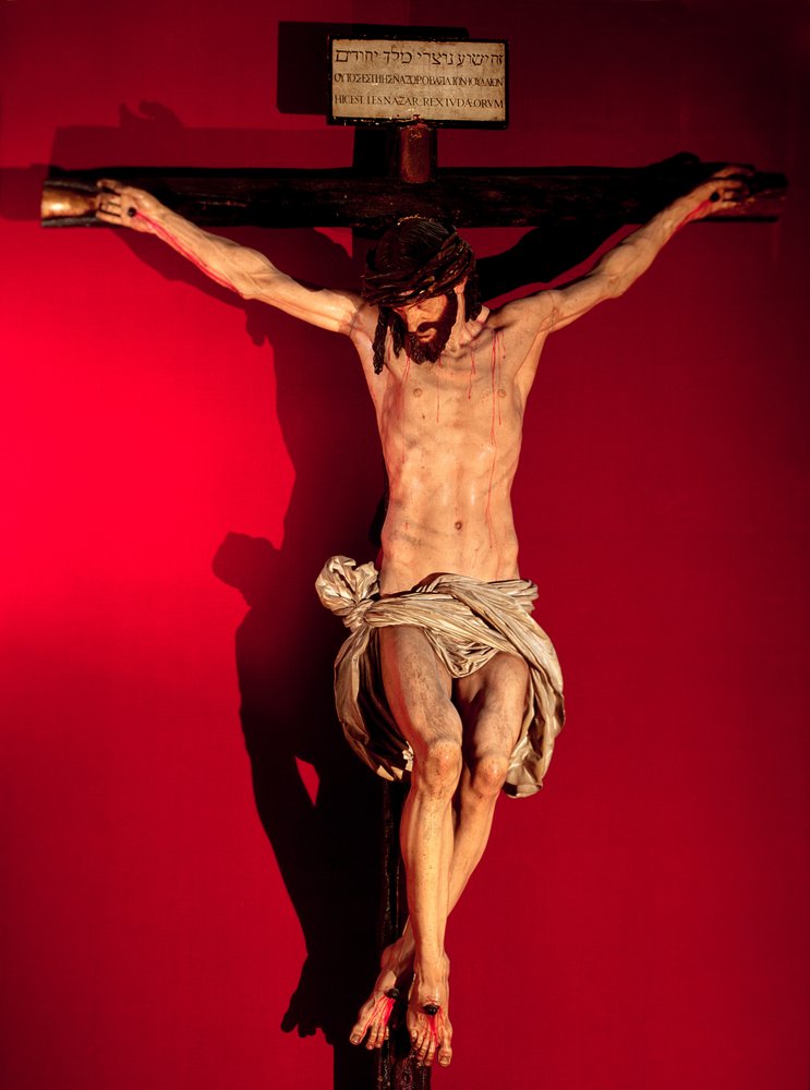 Christus der Barmherzigkeit (Christus am Kreuz) von Juan Martinez Montanes