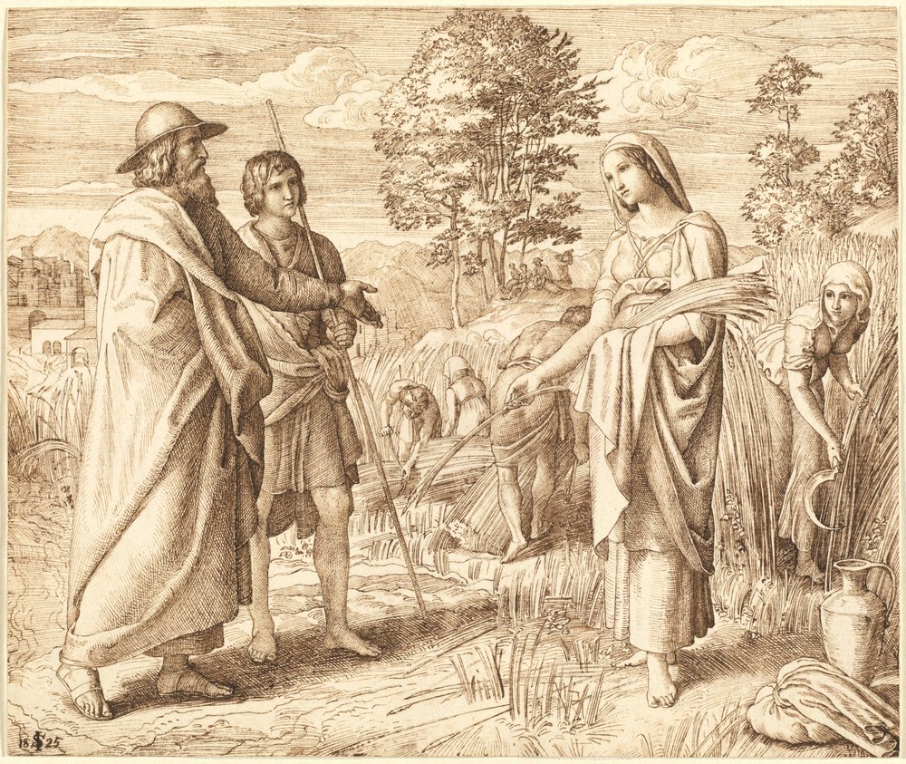 Ruth und Boas von Julius Schnorr von Carolsfeld