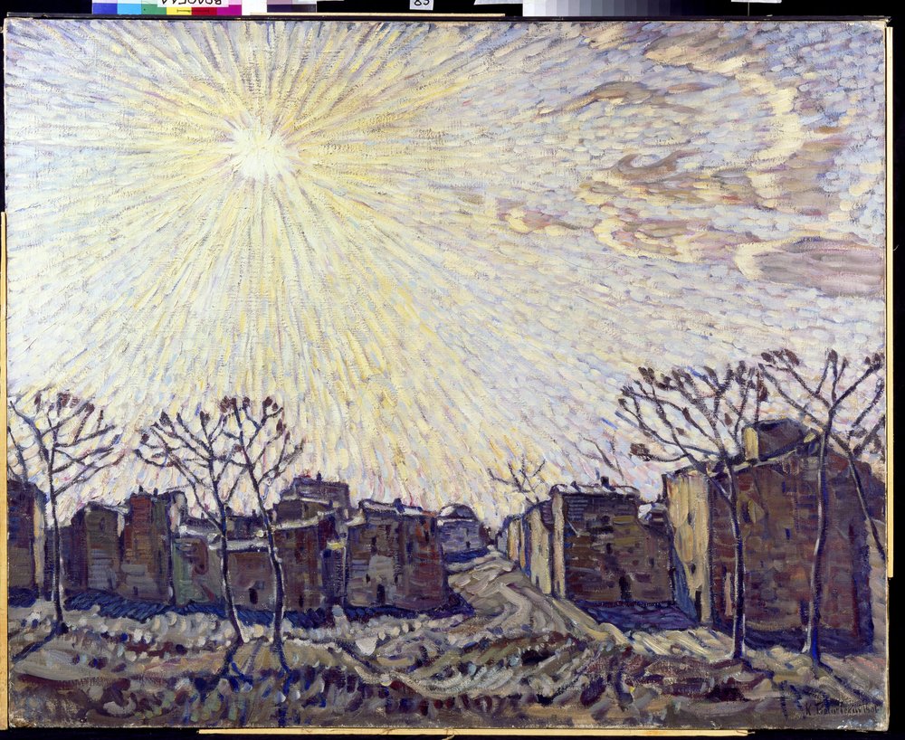 Die Sonne von Konstantin Fedorovich Bogaevsky