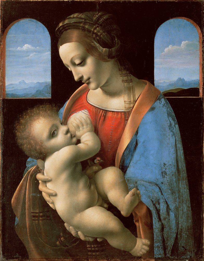 Die Litta-Madonna, um 1490 von Leonardo da Vinci