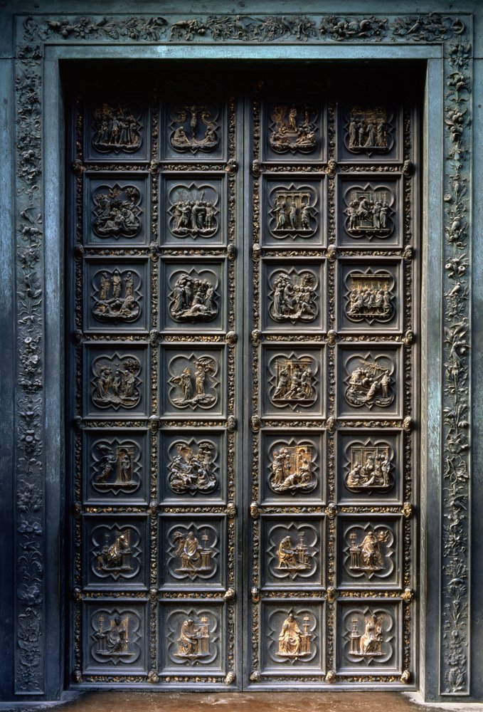 Nordtüren des Baptisteriums San Giovanni, 1403-24 von Lorenzo Ghiberti