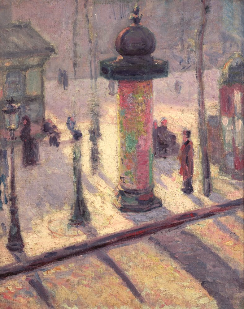 Kiosk am Boulevard Clichy, 1886-7 von Louis Anquetin