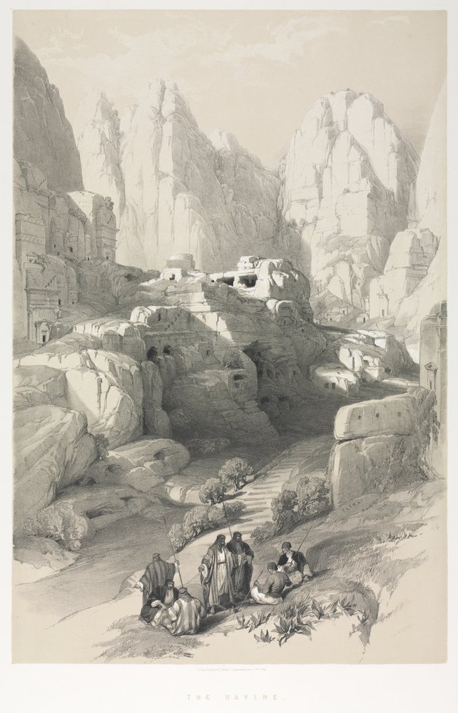 Das Heilige Land, Syrien, Idumäa, Arabien, Ägypten & Nubien: Petra von Louis Haghe