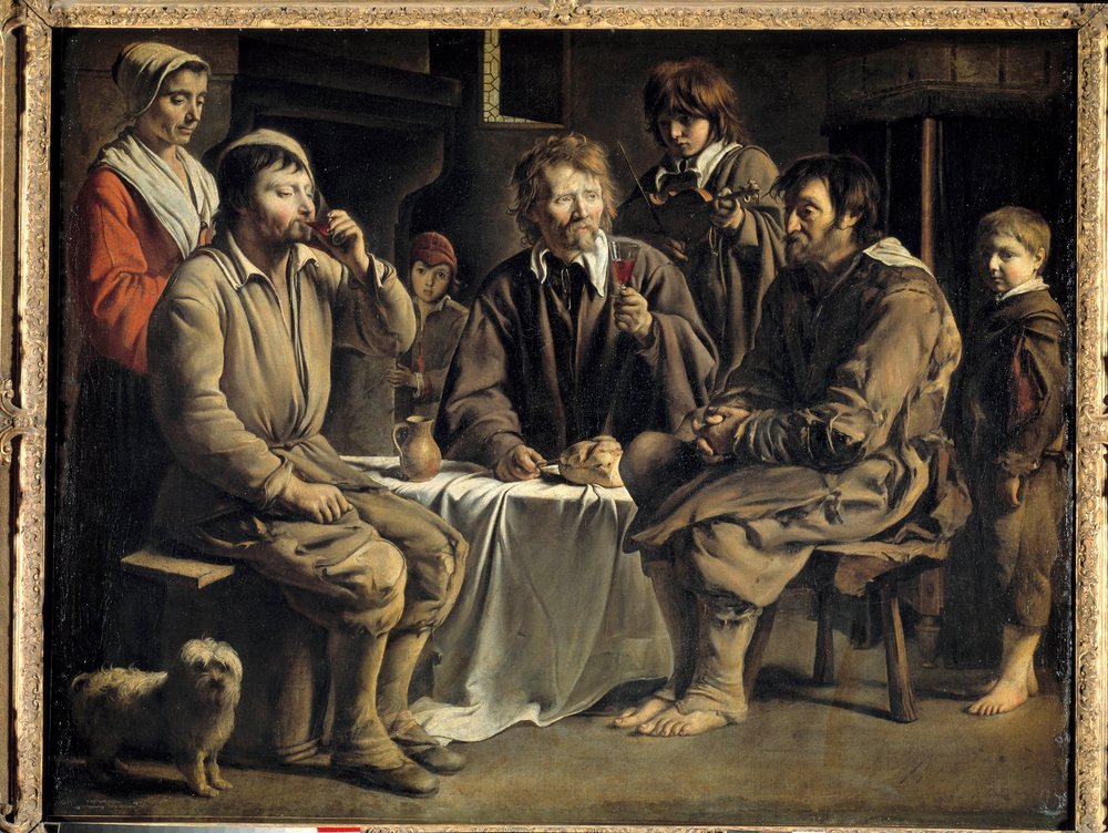 Bauernmahl (1600/1610-1648) von Louis le Nain