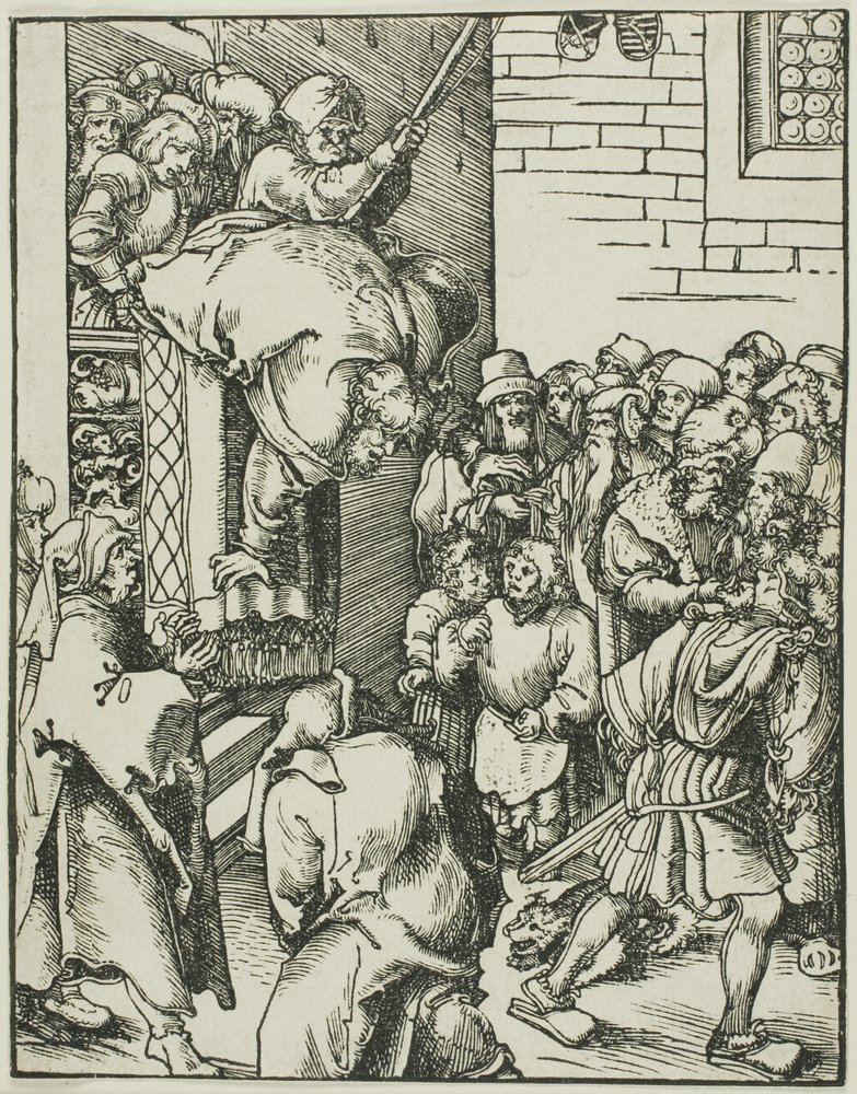 Heiliger Jakobus der Jüngere, Das Martyrium der Apostel von Lucas Cranach the Elder
