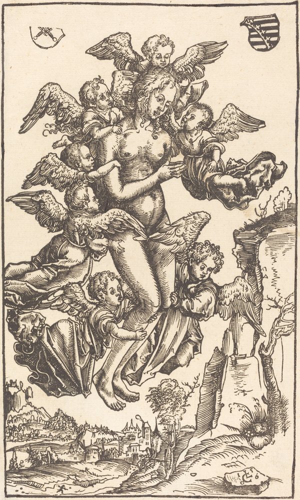 Die Ekstase der Heiligen Maria Magdalena von Lucas Cranach the Elder