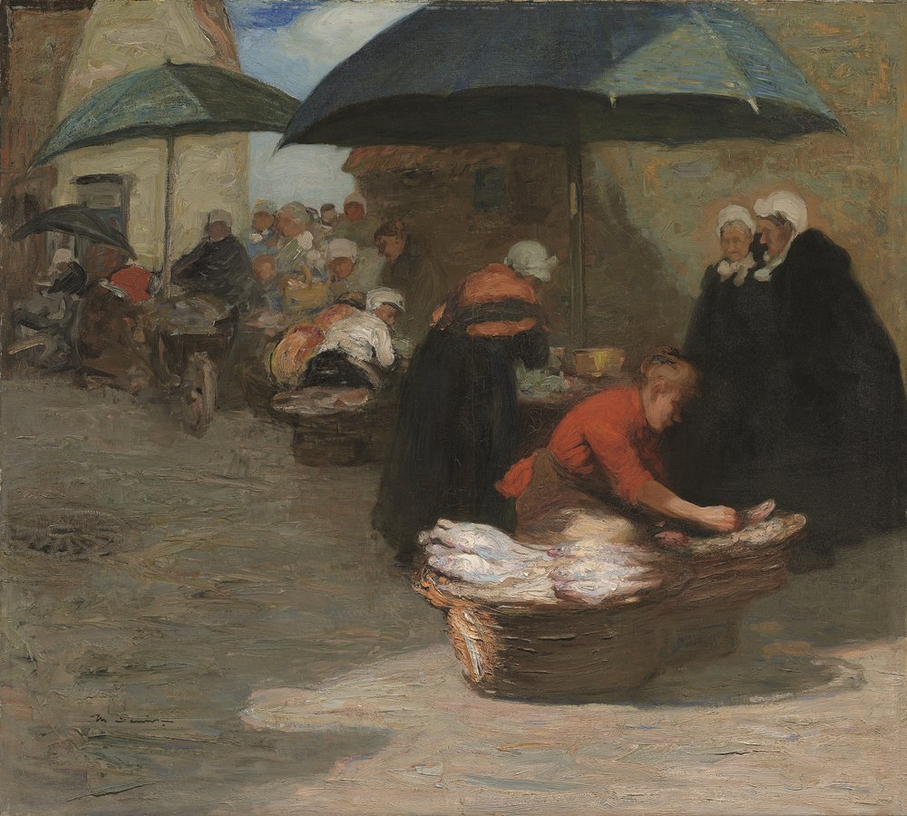 Ein flämischer Fischmarkt von Mark Senior