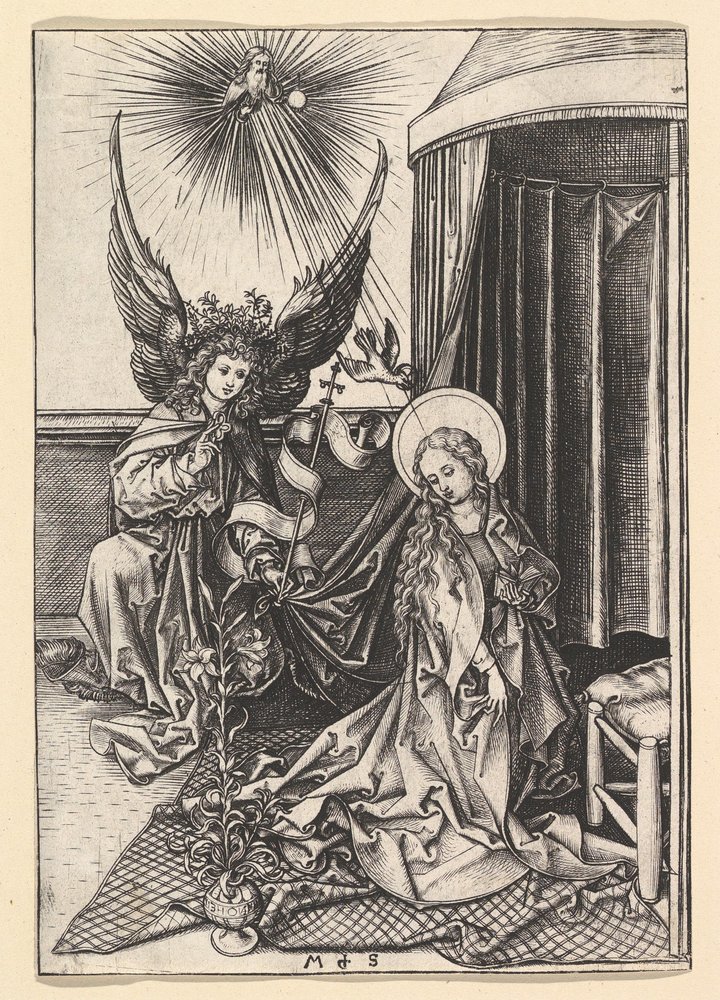 Die Verkündigung von Martin Schongauer