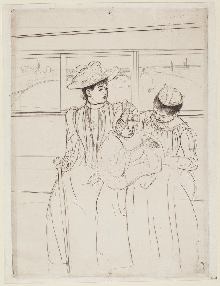 Im Omnibus von Mary Cassatt