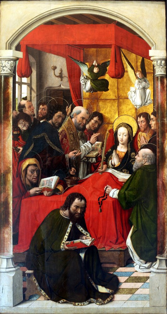 Tod der Jungfrau von Master of Santa Clara de Palencia