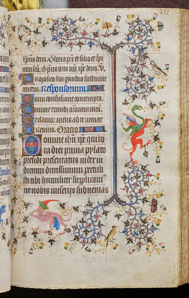 Stundenbuch von Karl dem Edlen, König von Navarra (1361-1425): fol. 172r, Text von Master of the Brussels Initials and Associates