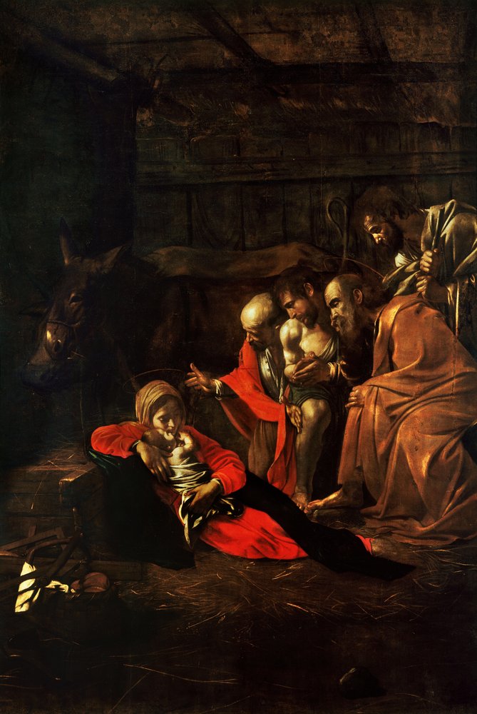 Anbetung der Hirten von Michelangelo Merisi Caravaggio