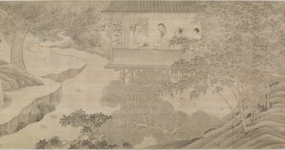 Das Treffen im Orchideenpavillon von Ming Dynasty Chinese School