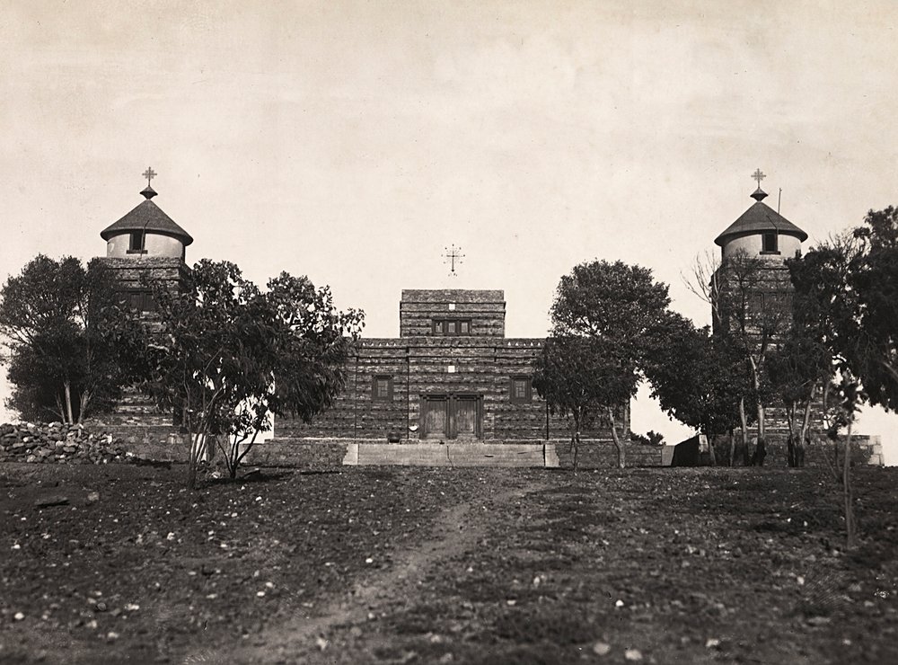 „Ein Imperium aufbauen“ im faschistischen Zeitalter: eine abessinische Kirche von Asmara, 09.05.1936 von Modestino Baldinetti