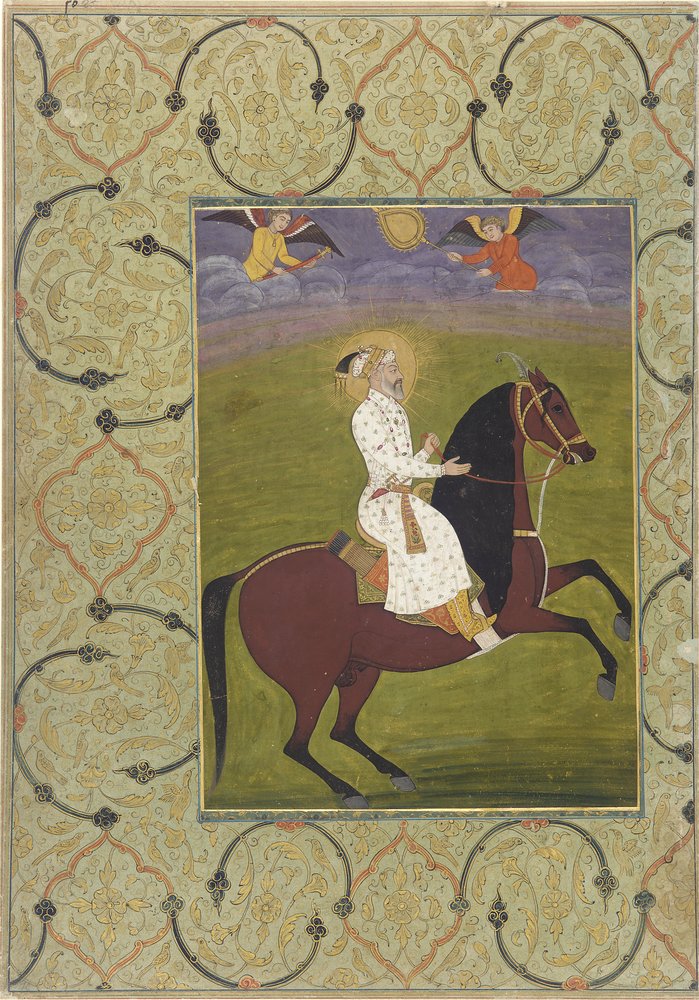 Reiterporträt von Shahjahan von Mughal School
