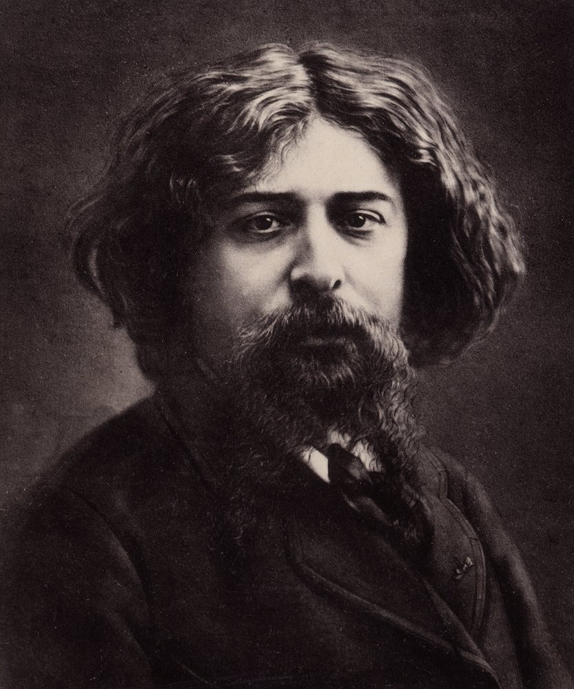 Porträt von Alphonse Daudet (1840-1897), französischer Schriftsteller (Foto) von Nadar