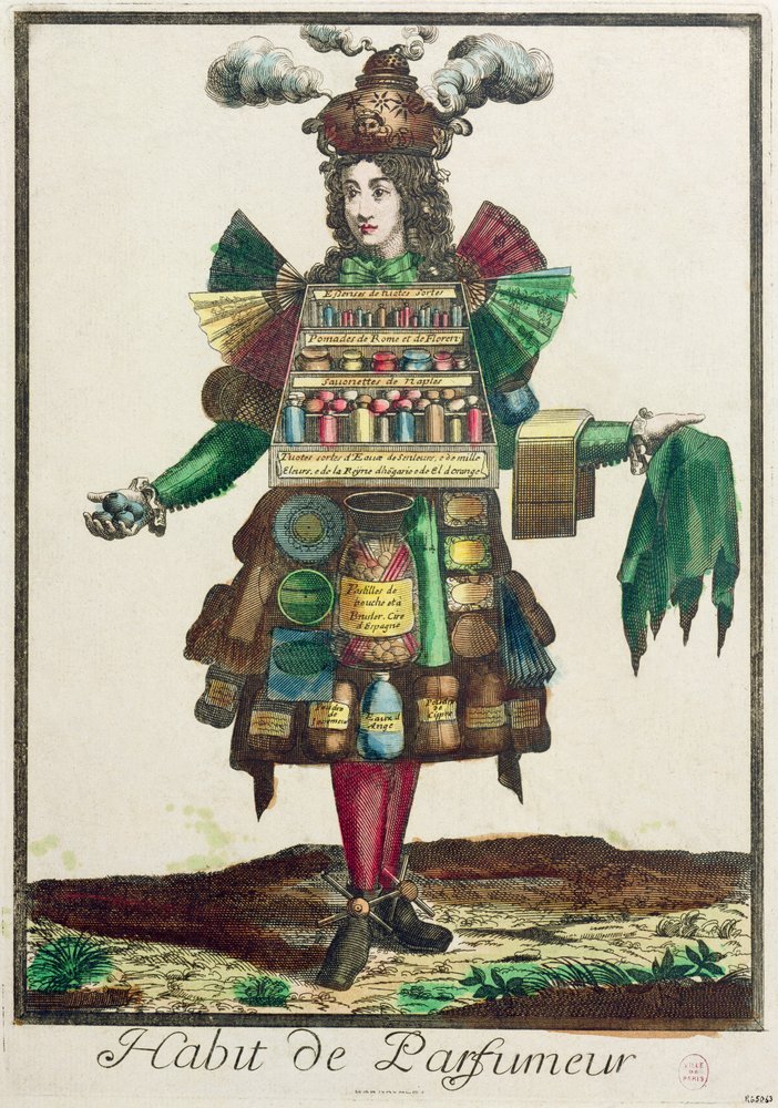 Das Kostüm des Parfümeurs von Nicolas Bonnart
