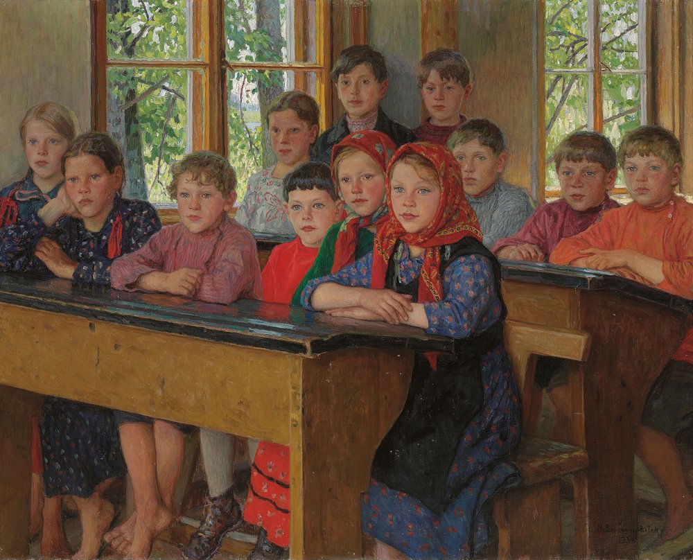 Das Klassenzimmer von Nikolai Petrovich Bogdanov-Belsky
