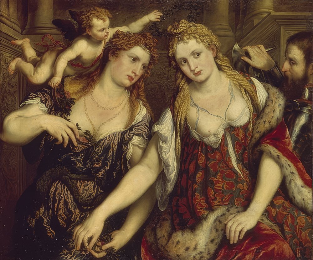 Flora, Venus, Mars und Amor von Paris Bordone