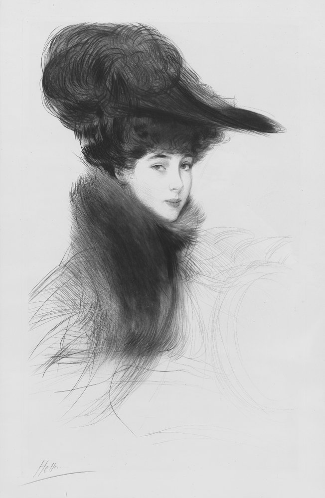 Die Herzogin von Marlborough, Consuelo Vanderbilt von Paul Cesar Helleu