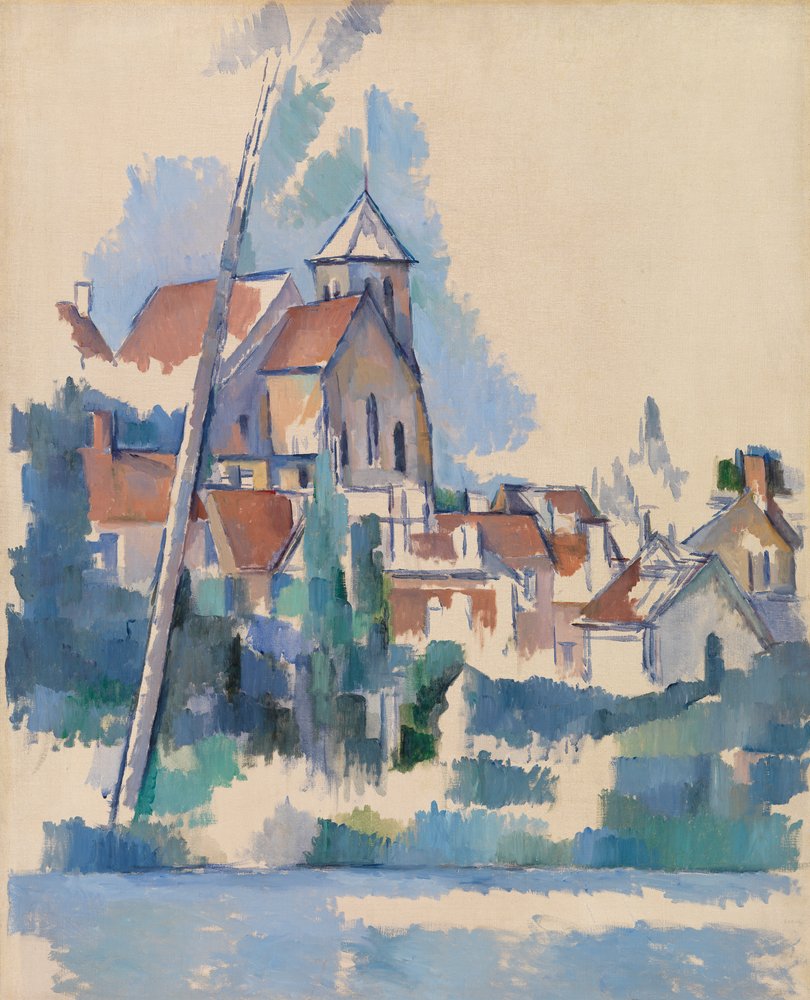 Kirche in Montigny-sur-Loing, 1898 von Paul Cézanne