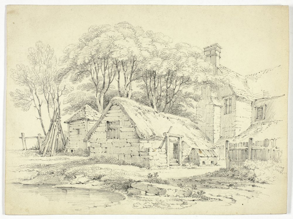 Bauerngebäude von Paul Sandby Munn