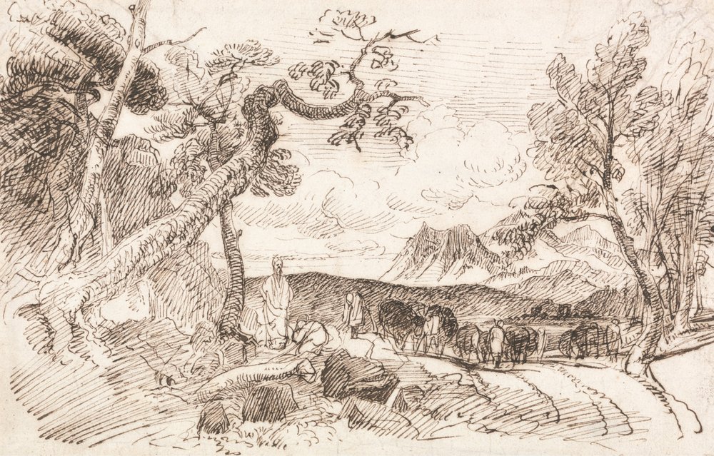 Studie für Elija von Peter de Wint