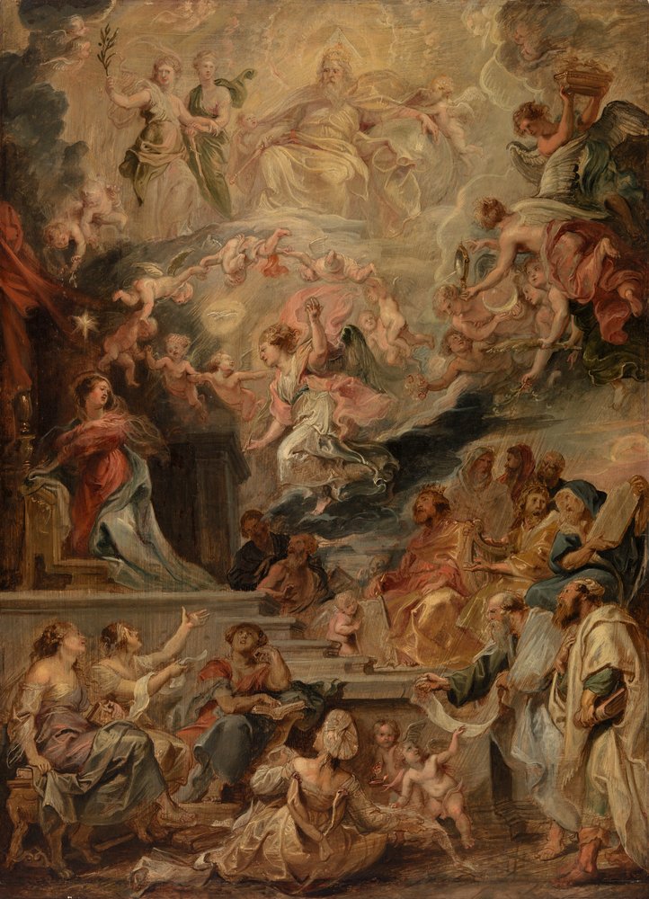 Die Menschwerdung als Erfüllung aller Prophezeiungen von Peter Paul Rubens