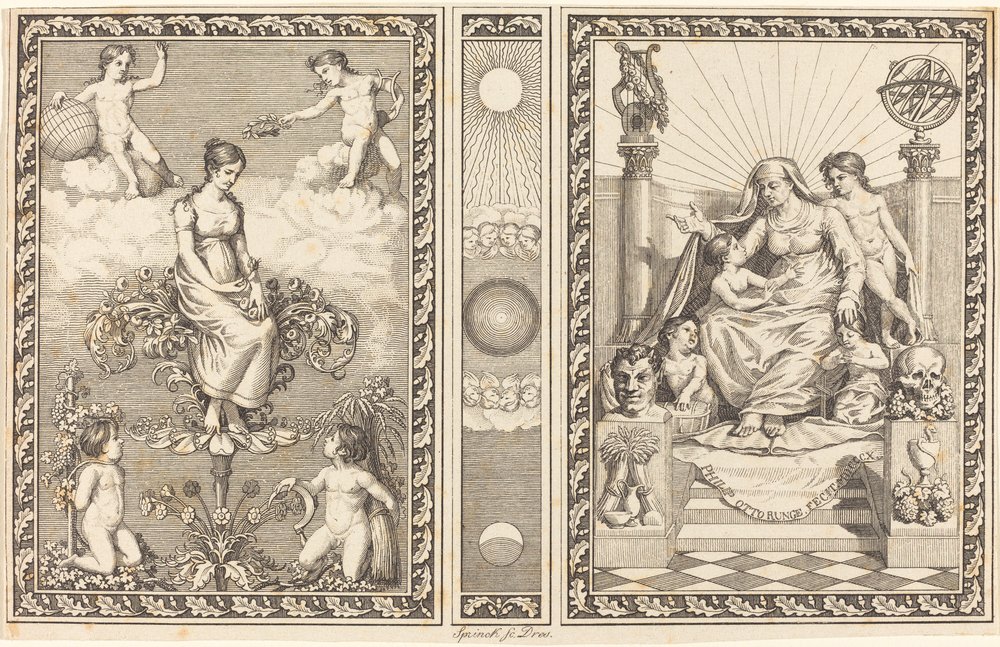 Entwurf für Kalender von Philipp Otto Runge
