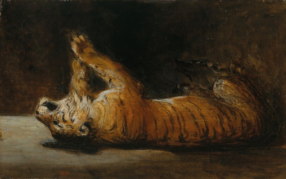 Spielender Tiger von Pierre Andrieu