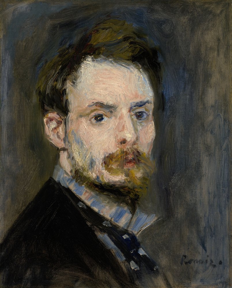 Selbstporträt von Pierre-Auguste Renoir: Kunstdruck kaufen