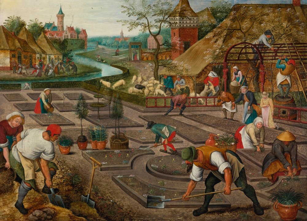 Frühling von Pieter Brueghel the Younger