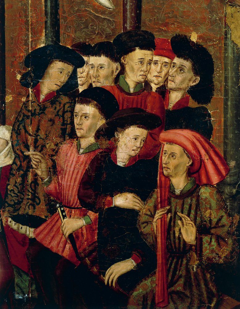 Predigt (Detail) von Rafael & Figuera Joan (active c.1454-1477) Tomas