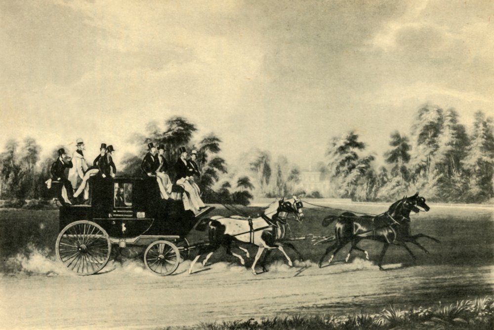 Der Taglioni Windsor Coach, ca. 1837 von Richard Gilson Reeve