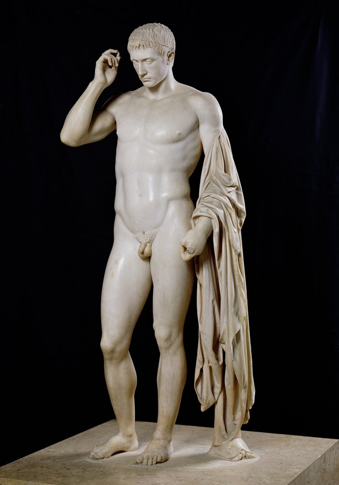 Marcellus, unterschiedlich identifiziert als Germanicus, Caesar und Octavian, ca. 23 v. Chr. von Roman