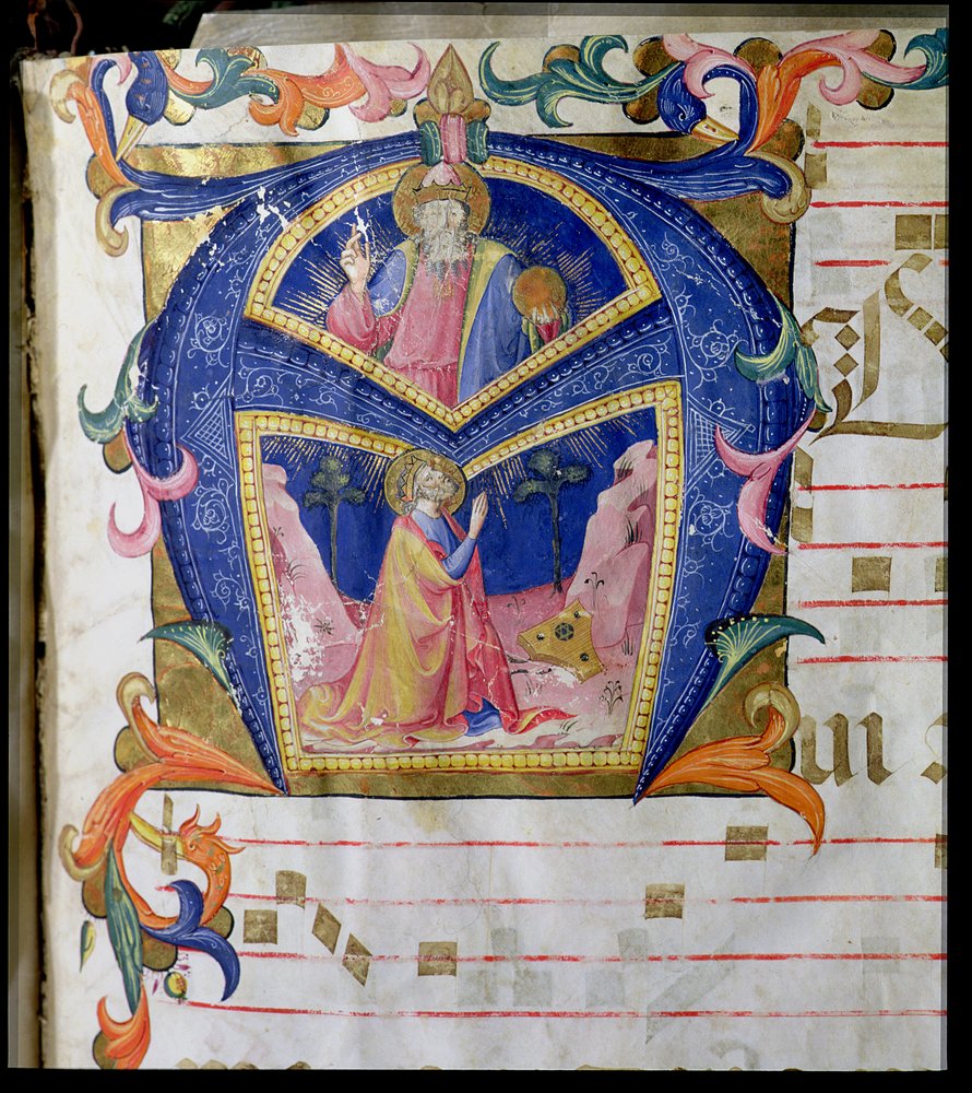Corale / Graduale Nr. 5, Historisierte Initiale 