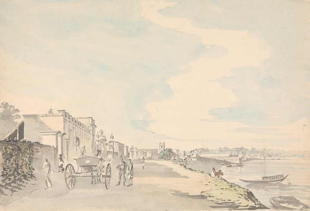 Chandernagore, Westbengalen von Samuel Davis