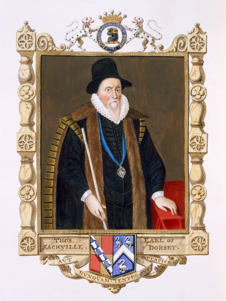 Porträt von Thomas Sackville (1536-1608), 1. Baron Buckhurst aus 