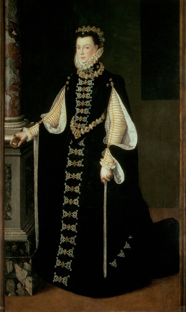 Elisabeth von Valois, Königin von Spanien (1545-68), Gemahlin König Philipps II. von Spanien (1556-98) von Sofonisba Anguissola