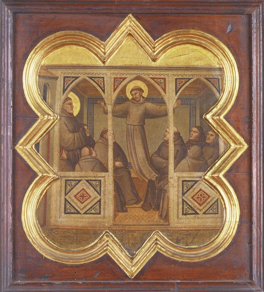 Erscheinung des Heiligen Franziskus vor seinen Anhängern von Taddeo Gaddi